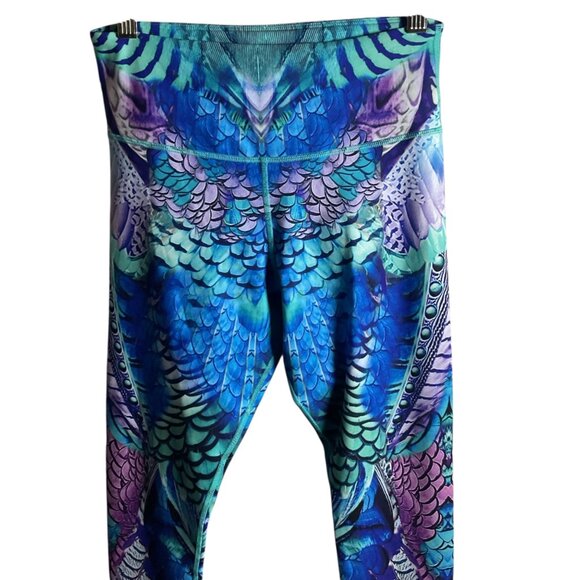 NWT $269 Camilla Moonlight Activewear Leggings Pants S Blue Purple - Picture 2 of 7